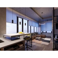 LED2 3251443 LUKY závěsné svítidlo LED D80mm 10-20W 4000K černá