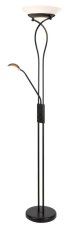RABALUX 4554 Gamma stojanové sviet.E27 2x15W+G9 1x40W matná čierna