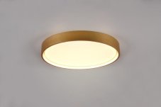 TRIO 641310208 DOHA stropné svietidloSMD LED D450mm 29W/3260lm 2300+3000+4000K mosadz