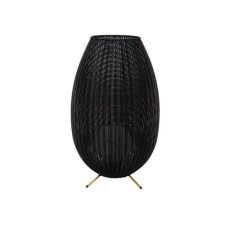 LUCIDE 03843/80/30 COLIN IP44 vonkajšie dekoratívne svietidlo LED V790mm 3W/180lm 3000K IP44 čierna, mosadz, nabíjateľná batéria, 3 StepDim