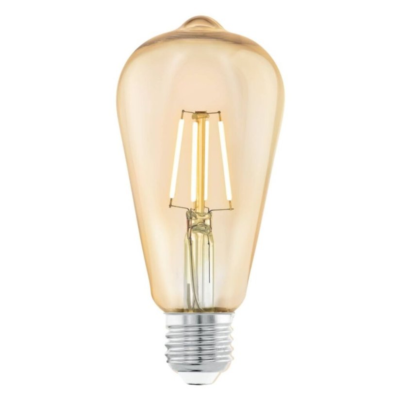 EGLO 110055 LED celoskleněná žárovka E27 Vintage filament ST64 4W/26W 270lm 2200K jantárová