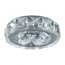 Emithor 71055 CRYSTALS DOWNLIGHT zápustné svietidlo GU10/50W,chróm/číry krištáľ