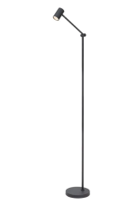 LUCIDE 36722/03/30 TIPIK stojací lampa V1380mm LED 3W/240lm 2700K černá, nabíjecí baterie, 3StepDIM