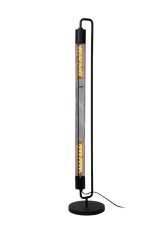 LUCIDE 05733/02/30 CALIXT Stojaca lampa E27 2x25W čierna