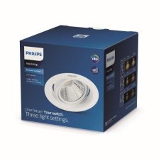 Philips 59554 LED POMERON DIM zápustné bodové svietidlo 90mm 3W/200lm 2700K SceneSwitch