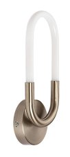 RABALUX 71138 Irelia nástenné svietidlo LED 9W/650lm 4000K saténový chróm, biela