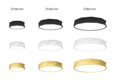 Immax 07132-G60 NEO DIAMANTE stropní svítidlo LED D600cm 43W/3450lm 2700-6500K zlatá, dálkové ovládání