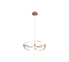 TRIO 321210108 CHARIVARI závesné svietidlo LED D620mm 42W/5100lm 3000K mosadz, switchdimmer
