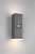 TRIO 270669242 AVON exteriérové nástenné svietidlo so senzorom SMD LED V280mm 2x7W/800lm 3000K IP54 antracit, biela