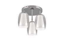 TRIO SELECT 617500306 BARRET stropné svietidlo D380mm 3xE14 chrómová, priehľadná