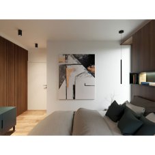 LED2 1150433 TUBUS A stropné povrchové bodové svietidlo 84,5mm 9W/550lm 3000K čierna