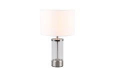 TRIO Reality R51711007 GRAZIA stolní lampička 1xE14 V330mm nikl matná, bílá