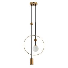 ITALUX PND-428892-BRO Trosti závěsné svítidlo 1xG9, 1xGU10 mosazná