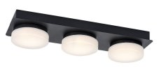 RABALUX 75003 Attichus stropné svietidlo LED 18W/1700lm 4000K IP44 matná čierna, biela
