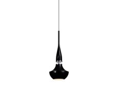 AZzardo AZ0719 DECOline Tasos 1 BLACK stropní závěsné svítidlo 1xE14 25W IP20 černá