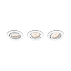 Philips 50183/31/PN myLiving Enneper zápustné svítidlo 3-set 3xGU10 bílé