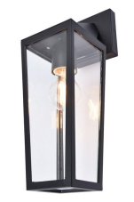 LUTEC 5296602012 PINE exteriérové nástenné svietidlo E27 40W IP44 matná čierna