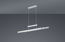 TRIO 375310507 TRAJAN závěsné svítidlo dotykové LED 42W/4000lm, 2x6W/500lm 2700-5000K matný nikl, stmívatelné