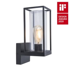 5288801012 LUTEC FLAIR venkovní nástěnné svítidlo E27 40W tmavě šedá IP44