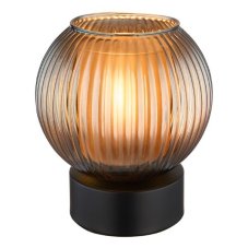 GLOBO 15638TP ZUMBA stolná lampička V170mm 1xE27 čierna, modrá