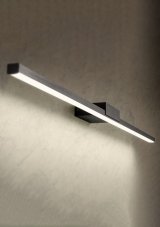 REDO 01-3273 ASTON nástenné svietidlo nad zrkadlo š900m LED 18W/1315lm 3000K+4000K IP44 čierna