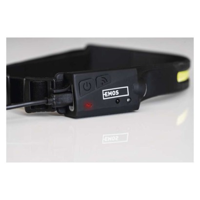 EMOS P3541 LED nabíjecí čelovka 380lm Li-pol USB-C IP43 černá