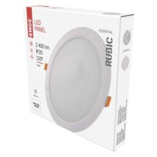 Emos ZD1452 LED RUBIC stropní vestavné klasické svítidlo kruh průměr 220 × 26 mm 24W 2400lm 4000K bílá