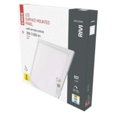 Emos ZM5173 LED RIVI stropní přisazené klasické svítidlo čtverec 595 × 595 × 52 mm 40W 380–3800lm 2700–6000K bílá