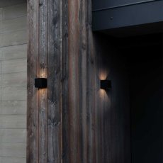 Ideal lux 313429 OUTDOOR ATOM vonkajšie nástenné svietidlo LED 12W 1050/670lm 3000K IP54 antracitová
