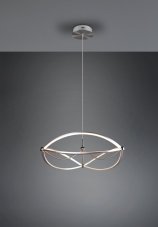 TRIO 321210107 CHARIVARI závesné svietidlo LED D620mm 42W/5100lm 3000K matný nikel, switchdimmer