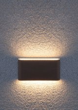 REDO 9054 POCKET nástenné exteriérové svietidlo LED 2 x 6W 650lm IP54 3000K