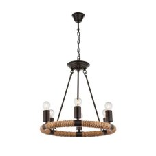 GLOBO 69029-6 ULLEU závěsné svítidlo 500 mm 6xE27 40W IP20 černá