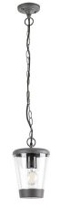 RABALUX 7268 Savano exteriérové závesné svietidlo D160mm 1xE27 IP44 antracit, priehľadná