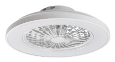 RABALUX 71332 Dalfon2 stropné svietidlo s ventilátorom D485mm LED 48W/2400lm 3000-6500K biela, stmievateľné, diaľkový ovládač, starlight efekt