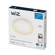 Philips WiZ Dimmable 8719514338050 Adria stropné svietidlo LED 17W/1600lm teplé svetlo (2700K) biela stmievateľné