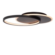 LUCIDE 44112/24/30 AXELLE stropní svítidlo LED 24W/1200lm 2700K černá, switchdimmer