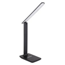 GLOBO 58400S BULLA dotykové stolové svietidlo LED 5W/400lm 3000-4500-6000K čierna imitácia kože, stmievateľné
