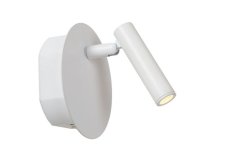 LUCIDE 77288/03/31 JOLIJN nástěnné svítidlo D102mm LED 2W/145lm 3000K bílá, nabíjecí baterie, magnetický montážní systém