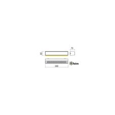 REDO 90252 AROOS exteriérové nástenné svietidlo POWER LED 14W 644lm 3000K IP65 hrdzavohnedá