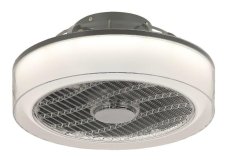 Rabalux 6857 Dalfon stropné svietidlo s ventilátorom LED D395mm 30W/1500lm 3000-6000K sivá, stmievateľné, diaľkové ovládanie