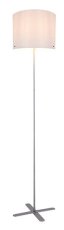 RABALUX 74012 Izander stojací lampa 1xE27 V1490mm stříbrná, bílá