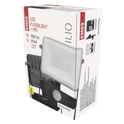 EMOS ZS2910 exteriérový reflektor LED ILIO s pohybovým čidlem 10,5W 950lm 4000K IP44