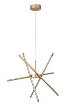 RABALUX 72339 Henli2 závěsné svítidlo LED 40W/2800lm 3000K zlatá, bílá