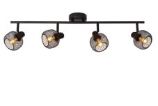 LUCIDE 77978/04/30 MAREN Stropné bodové svietidlo E14 4x40W čierna