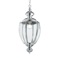 Závesné svietidlo Ideal lux 094786 NORMA SP1 CROMO 1xE27 60W