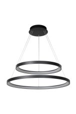 LUCIDE 46403/92/30 VIDAL závěsné svítidlo D780mm LED 92W/4160lm 2700K černá