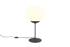 TRIO 563100132 FOMENTO stolná lampička V520mm 1xE27 čierna matná, biela