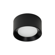 ITALUX WG-604A/BJ-WW/MULTI Sirius stropní povrchové bodové svítidlo LED D115mm 8W/552lm 3000+4000K IP44 černá, bílá