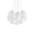 Závěsné svítidlo Ideal lux 131924 MAPA BIANCO SP11 11xE14 40W bílá