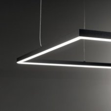 Ideal Lux 259208 ORACLE SLIM závěsné svítidlo LED 51W/4100lm 3000K černá